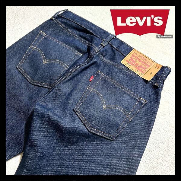 美品 【LEVI'S 501】 デニムパンツ 30 刻印4649 セルビッチ ストレート コットン ORIGINAL パンツ