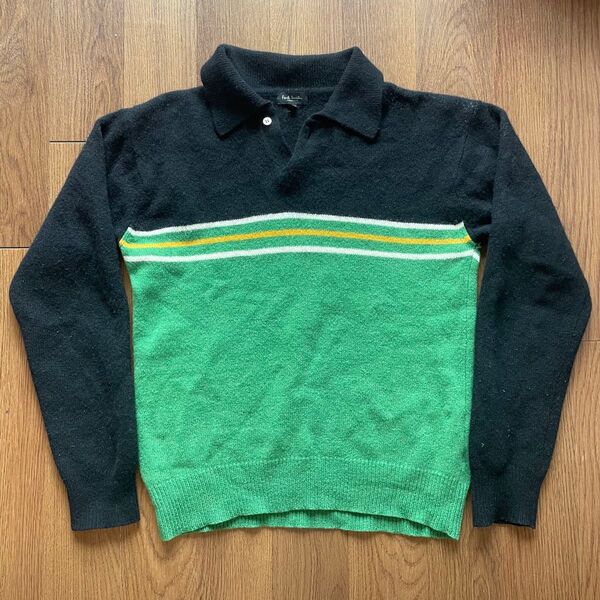 00s Paul Smith ポロセーター ニット ポロシャツ ポールスミス