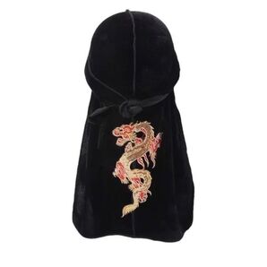 DURAG ドゥーラグ ベロア ベルベット ドラゴン ブラック