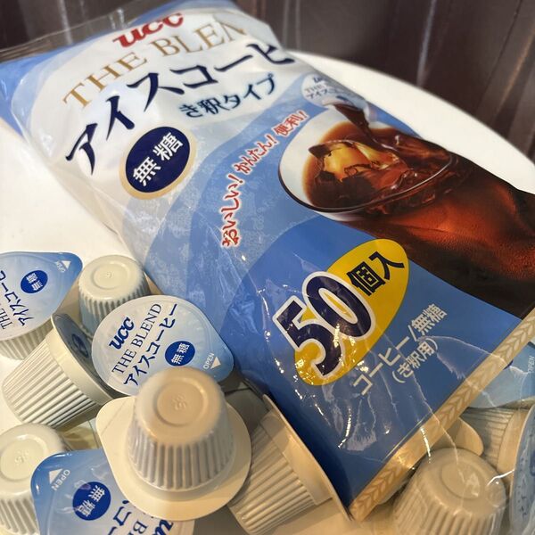 UCC アイスコーヒー 無糖 希釈タイプ ポーション 18g×50個
