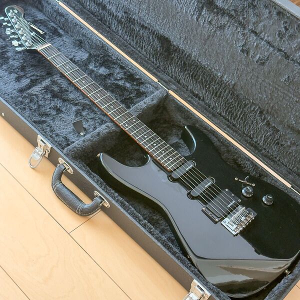 【メンテ済】FERNANDES THE FUNCTION SSH-40 フェルナンデス ストラトタイプ オールブラック 3.1kg
