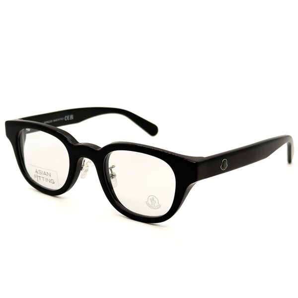 MONCLER モンクレール ML5157D 001 ブラック 46mm アジアンフィット メガネフレーム イタリア製