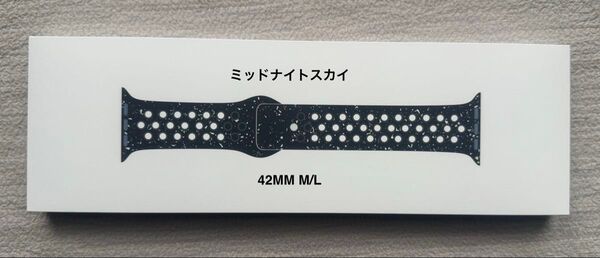 Apple Watch 純正バンド 42mm Nike ミッドナイトスカイ スポーツバンド ナイキ M/L MYJQ3FE/A