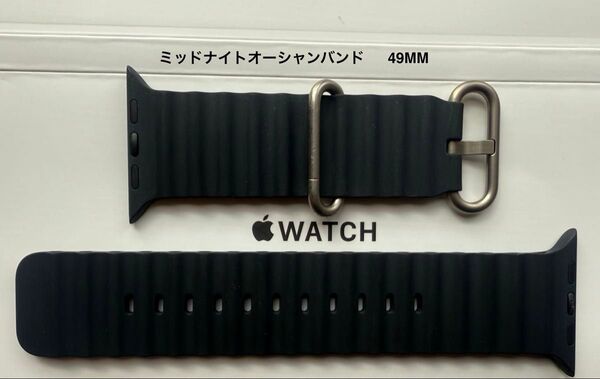 Apple Watch 純正バンド 49mm ミッドナイト オーシャンバンド MQEE3FE/A