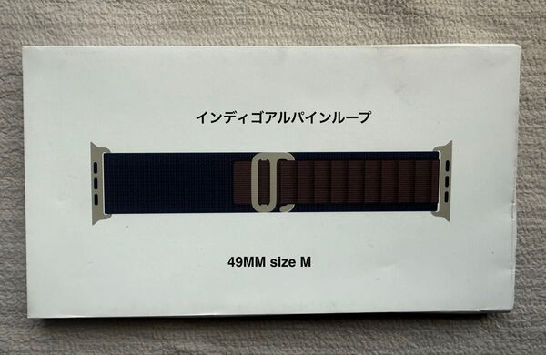 Apple Watch 純正バンド 49mm インディゴ アルパインループ - M MT5Q3FE/A