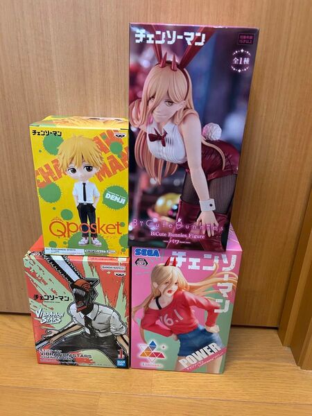 新品未開封 まとめ チェンソーマン フィギュア デンジ パワー