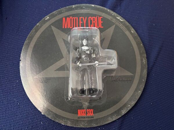 モトリークルー ニッキーシックス Re Action フィギュア Nikki Sixx MotleyCrue Super7 正規品
