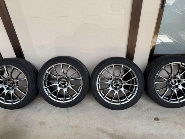 BBS RE-V ヨコハマRV-02 245/45R1919インチアルミホイールとタイヤ 4本セット
