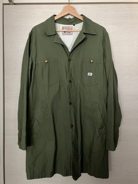 ◆美品◆Leeリーミリタリーハーフコートジャケット Lサイズ ワークジャケット カーキ