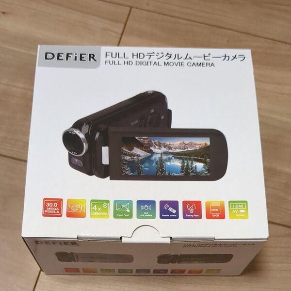 DEFiER ビデオカメラ FULL HDデジタルムービーカメラ DF-VCAMSV シルバー