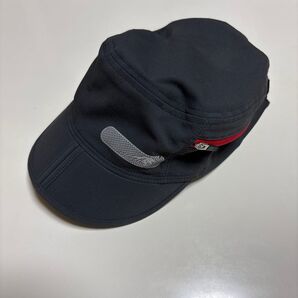 アシックスasics キャップ 帽子 アウトドア グレー フリーサイズ