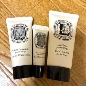 新品 ディプティック diptyque ローション フェイスクリーム リップバーム 3個セット