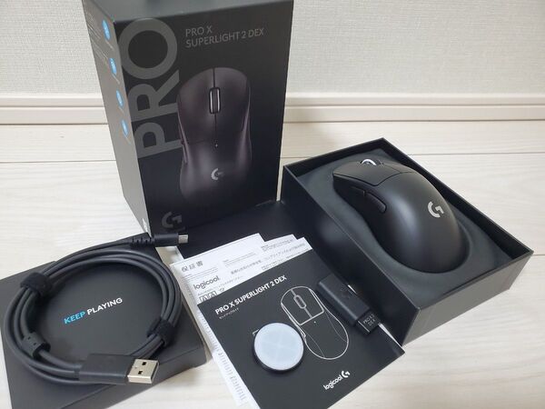Logicool PRO X SUPERLIGHT 2 DEX GPROXSL-WLDEXBKd ワイヤレス ゲーミング マウス