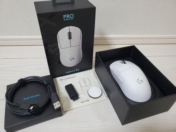 Logicool PRO X SUPERLIGHT G-PPD-003WL-WH ロジクール ワイヤレス ゲーミング マウス