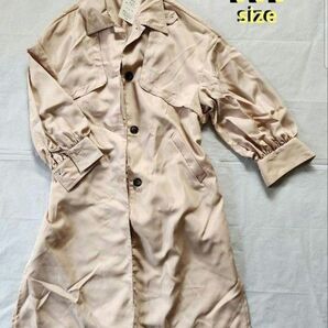 未着用品★レディースアウター ロングコート Mサイズ ベージュ