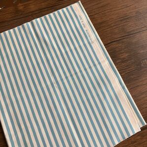 No.425/ ストライプ 生地 ブルー はぎれ ハンドメイド SEVENBERRY ブルー系