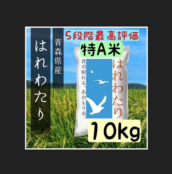特A(最高評価) 新米 10kg 令和6年産 精白米 国産 はれわたり