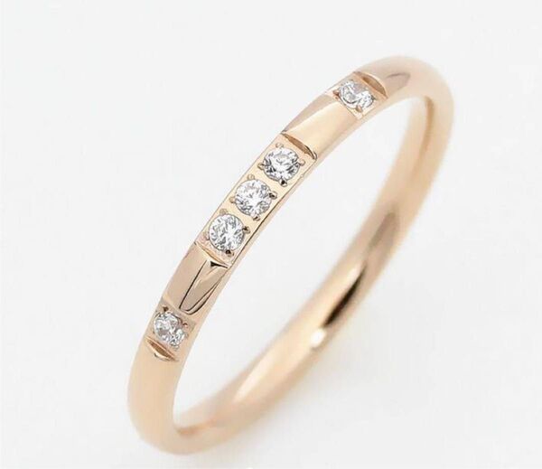 ステンレスリング 5Dリング 指輪 ピンキーリング ステンレス指輪 サージカルステンレス316L 金属アレルギー対応