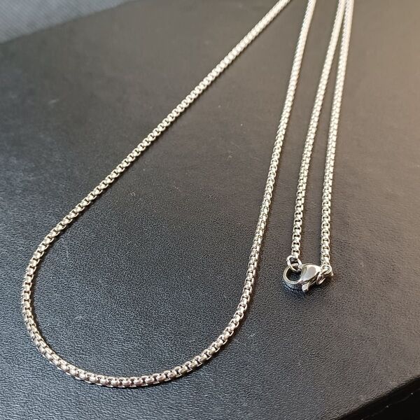 ベネチアンチェーン2mm ステンレスネックレス ステンレスチェーン チェーンネックレス サージカルステンレス 金属アレルギー対応