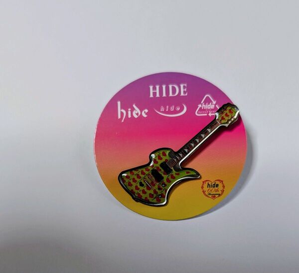 hide 60th ピンズ vol.2 ギター グリーンハート ガチャガチャ