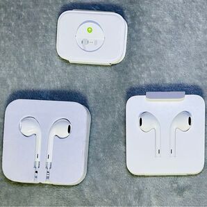Apple 純正イヤホン2個 変換アダプタ3個セット 未使用