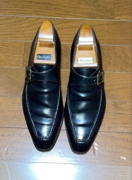 ベルルッティ Berluti 黒 モンクストラップ