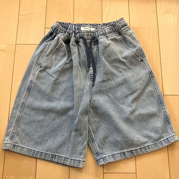 ショートパンツ (ハーフパンツ )キッズ デニム ネイビー