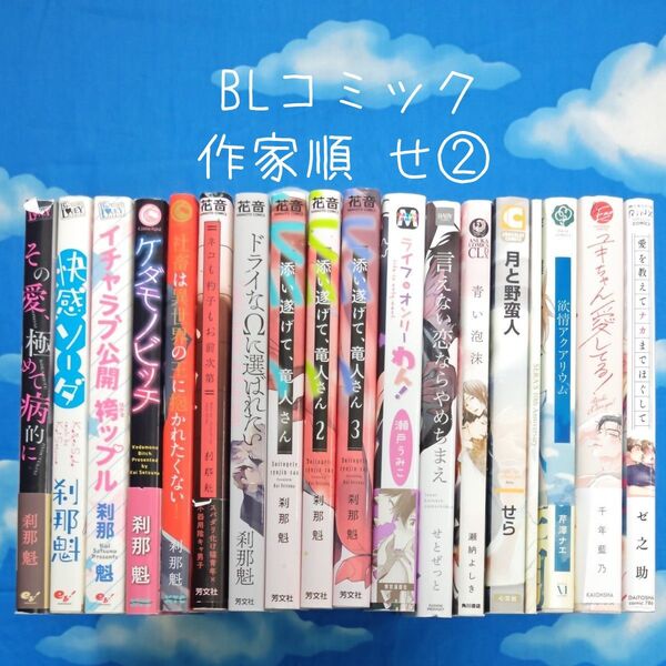 TYS14 BLコミックス 作家順 せ② 17冊 バラ可