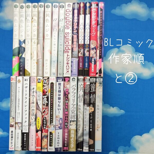 TYT11 BLコミックス 作家順 と② 28冊 バラ可