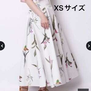 新品 マイストラーダ MYSTRADA サマー ボタニカル スカート 花柄 白 フラワー