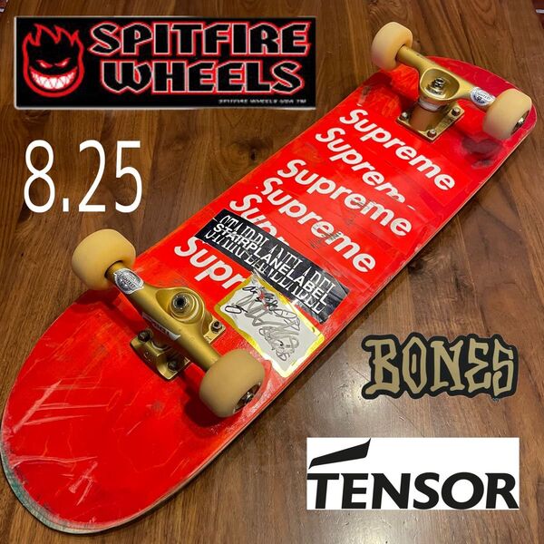 スケボー スケートボード コンプリート テンサートラック マグライト スピットファイア 中古スケートボード 中古スケボー 8.25