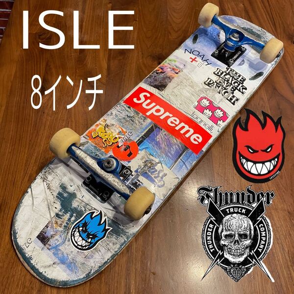 アイル スケボー スケートボード コンプリート サンダートラック スピットファイア 8インチ ISLE 中古スケボー