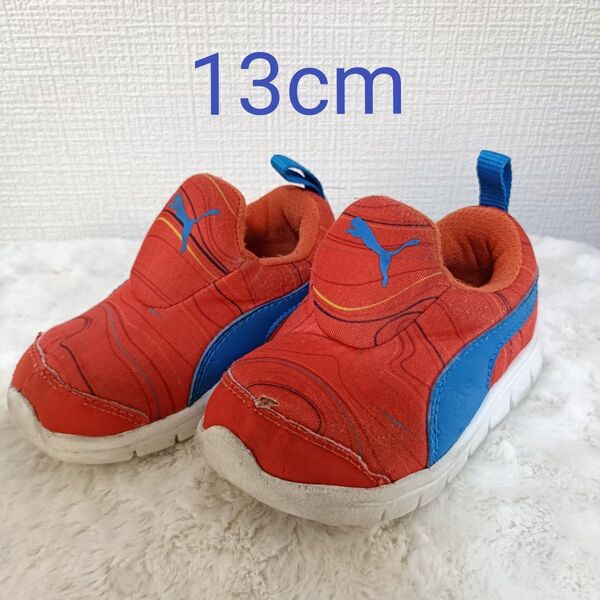 PUMA ベビーシューズ レッド 13cm