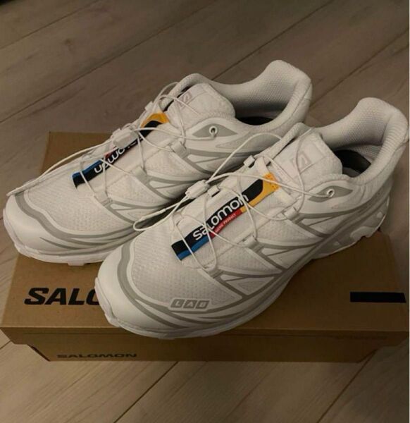 【超美品】SALOMON XT-6 ホワイト 26cm サロモン