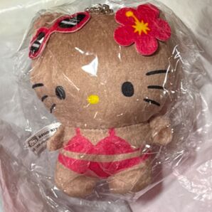 キティ ハローキティ ぬいぐるみボールチェーン 日焼け