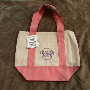 新品!TRADER JOE’S 限定パステルミニトート【ラスト2点】