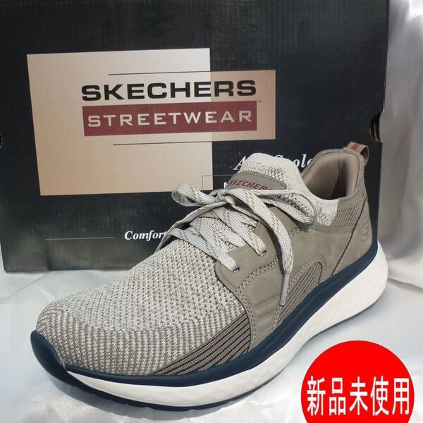 新品28cm(27.5cm相当)スケッチャーズ Skechers ランサー ダルトン リラックスドフィット スリッポン 飾り紐