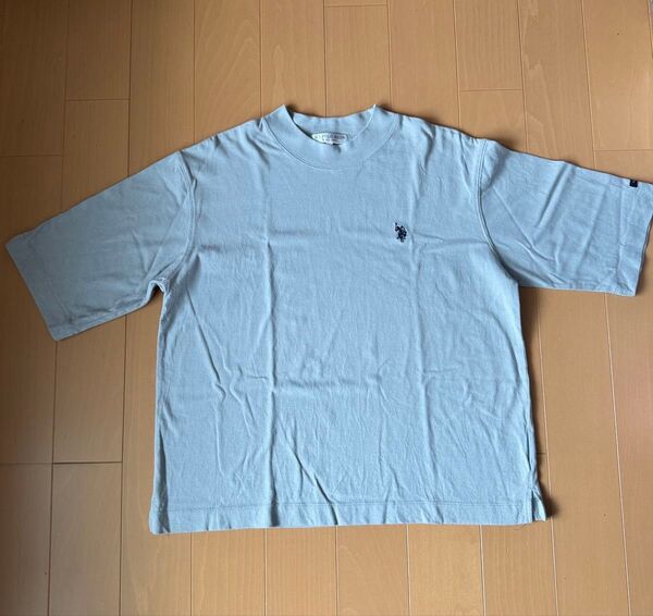 半袖Tシャツ U.S. POLO ASSN. ライトブルー レディースLサイズ