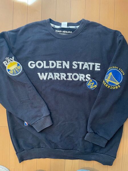 22AW NBA 公式 トレーナー GOLDENSTATE WARRIORS L