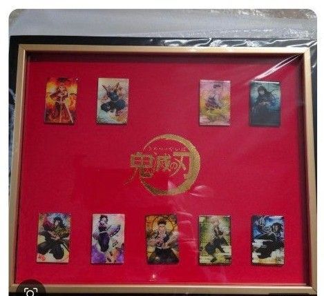 鬼滅の刃 柱稽古編ティザービジュアル 額装 ピンズセット【新品】