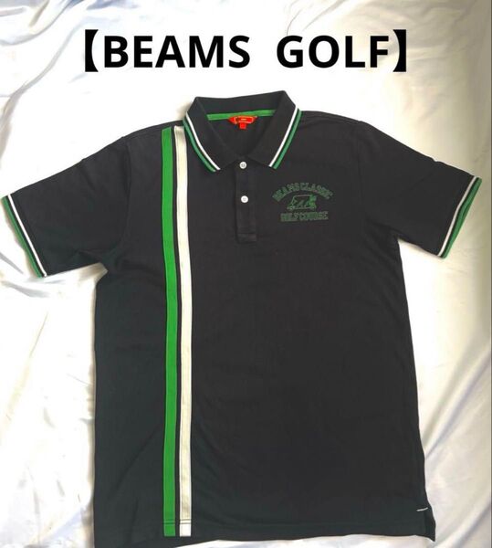 【ゴルフウェア】BEAMS GOLF CLASSIC ポロシャツ メンズ ブラック