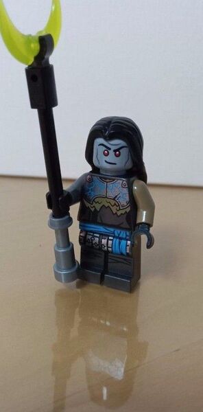 レゴ 黒髪の戦士 ミニフィグ【LEGO正規品使用・アレンジ】#騎士 兵士 キャッスル キングダム お城 ニンジャゴ