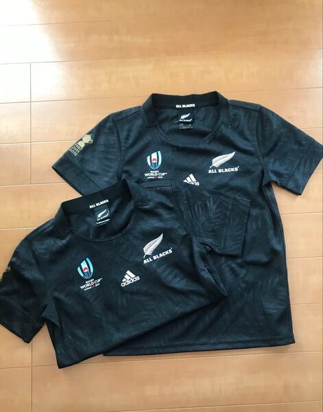 試着のみ ALL BLACKS オールブラックス ラガーシャツ 150ワールドカップ ユニフォーム