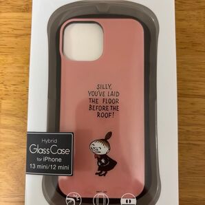リトルミイ iPhone13mini/12mini ハイブリッドガラスケース ピンク 未使用