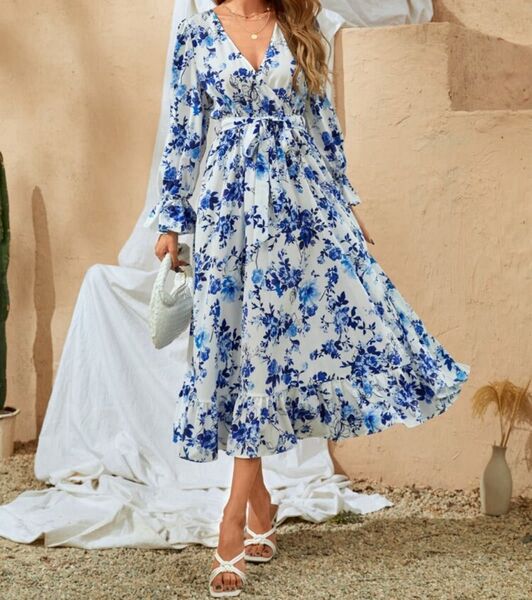 ワンピース 花柄 SHEIN