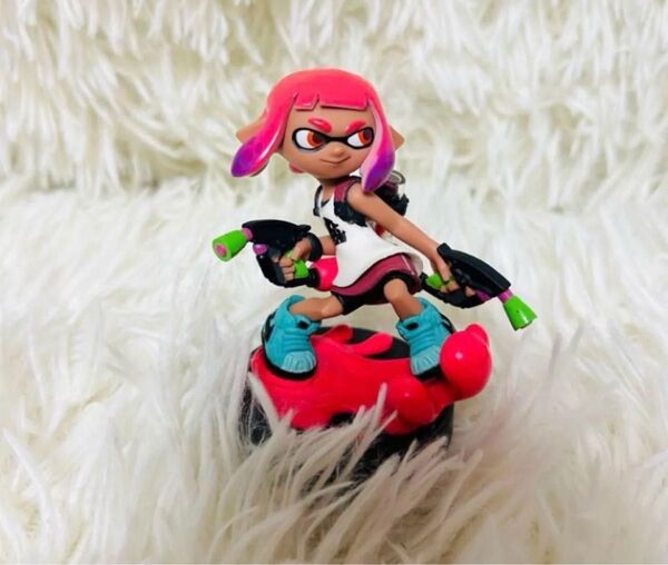 美品!amiibo ネオンピンク スプラトゥーン アミーボ
