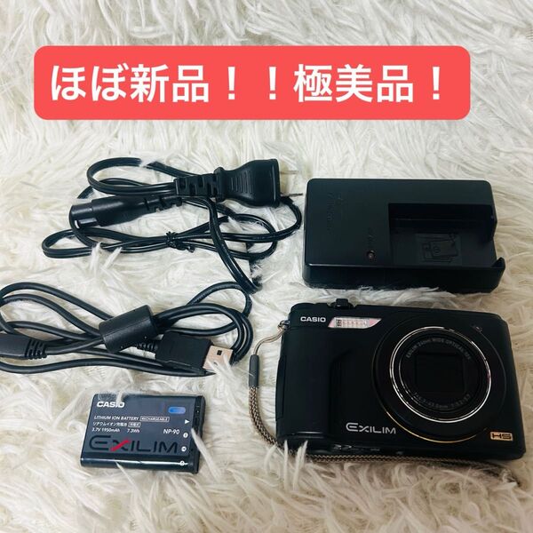 ほぼ新品!CASIO EXILIM EX-FH100 デジカメ ブラック