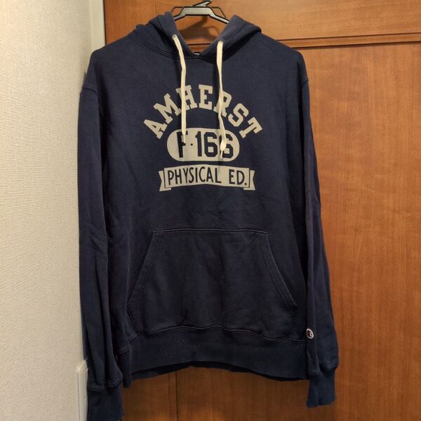 Champion パーカー ネイビー Lサイズ AMHERST