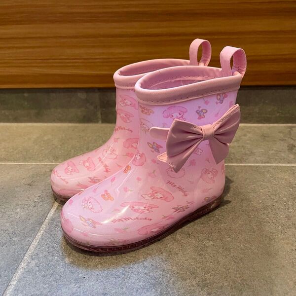 マイメロディー 長靴 14cm レインブーツ サンリオ クロミ 女の子 ピンク