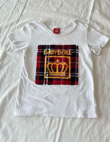 BABYDOLL Tシャツ キッズ 120 小さめ 100〜110